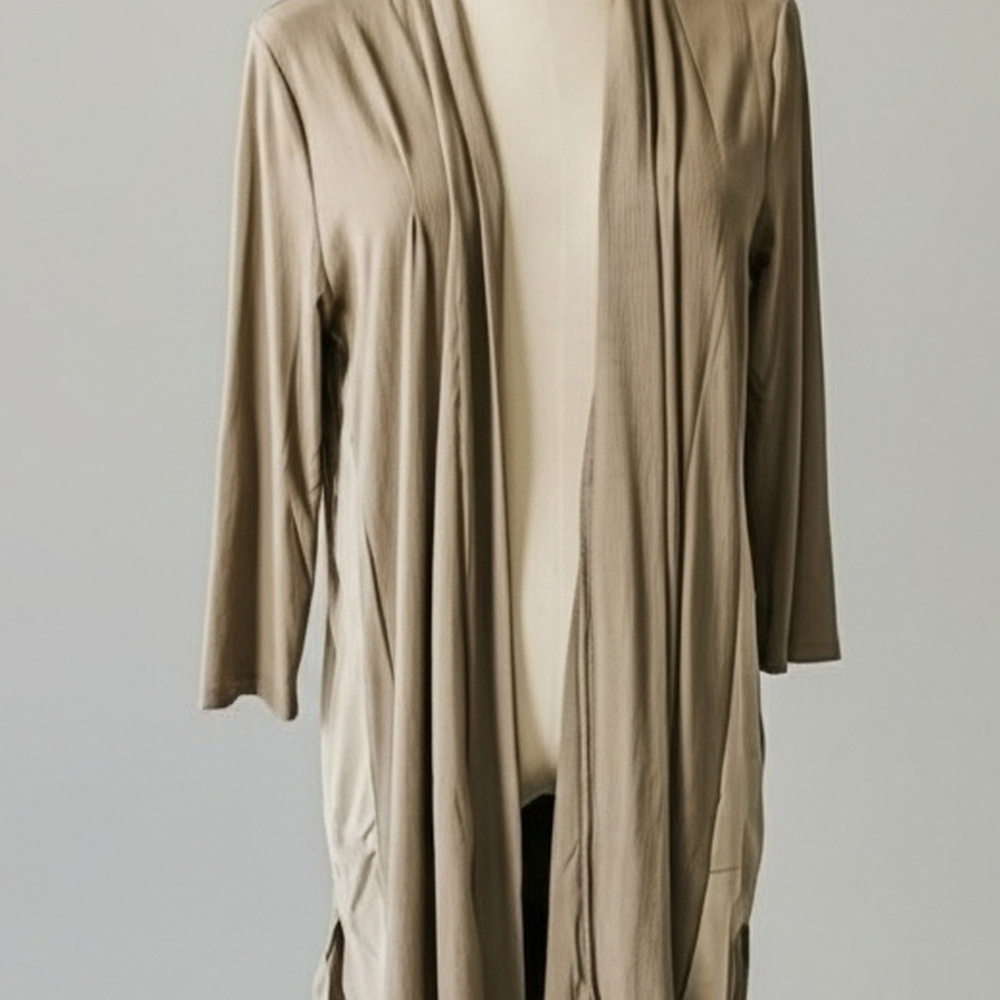 NWT Hope Horizon Beige Open Front Cardigan Women's One Size